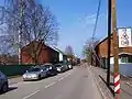 Entrada al barrio desde el centro de la ciudad, por la calle Herne (Guisante).