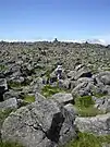 Ruina del cráter volcánico del Monte Tateshina