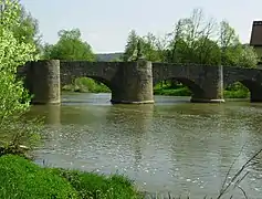 Puente sobre el Tauber en Tauberrettersheim (1733)