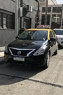 Taxi nuevo de Buenos Aires.