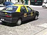 Renault 19 RE 1998 en servicio de Taxi (Argentina).