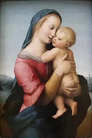 Madonna Tempi de Rafael, 1508.