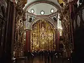 Interior del templo de San Francisco Javier