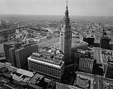 La Terminal Tower en Cleveland, Ohio .