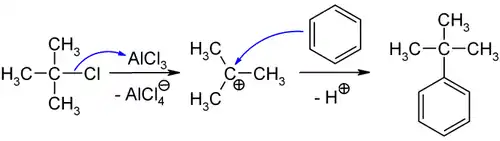 Synthese von tert-Butylbenzol