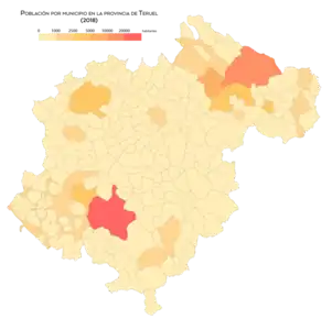 Población por municipio (2018)