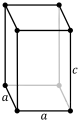 Tetragonal, simple