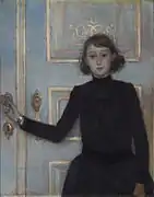 Portrait de Marguerite van Mons de Théo van Rysselberghe (1886)