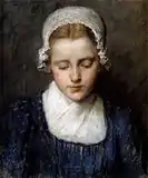 Thérèse Schwartze (1918): Retrato de una niña .