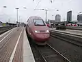 Plataforma con Thalys.