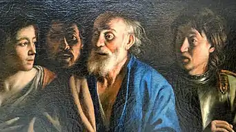 Mathieu Le Nain, La Negación de San Pedro, c. 1648.