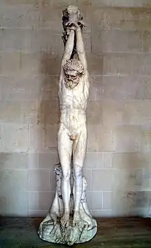La copia del Louvre (Marsyas supplicié).