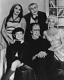 El elenco de Munsters 1964