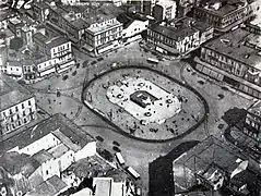 La plaza en 1925