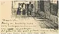 El comedor público, boceto en una carta de 1883, Museo Van Gogh, Ámsterdam (F271)