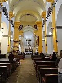 La iglesia de San José (vista interior)