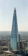 The Shard en Londres por Renzo Piano, 2012.