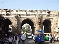 Teen Darwaza (tres puertas) a Ahmedabad