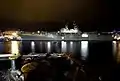 USS America amarrado en Valparaíso, Chile el 27 de agosto de 2014