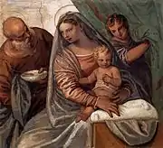 Madonna della pappa, de Veronés, 1580-1561.