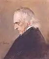 Franz von Lenbach: Retrato de Theodor Mommsen, 1897.