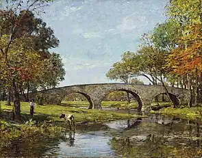 El viejo puente, 1890. Museo Thyssen-Bornemisza.