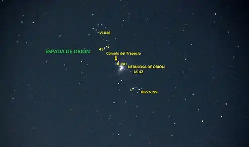 M42 by Thomas Bresson and mapped by JA Galán Baho. Orión Nebulae.