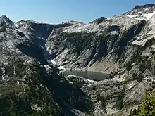 El lago Upper Thornton en el Parque nacional de las Cascadas del Norte (Estados Unidos).