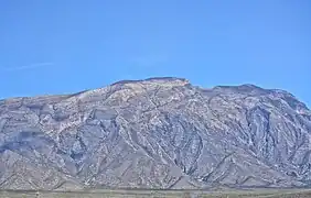 Cerro Tía Chena visto desde Mina, Nuevo León