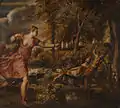 La muerte de Acteón.