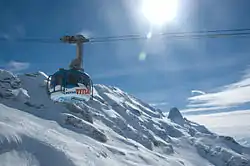 Teleférico Stand-Klein Titlis, versión antigua (marzo de 2008)