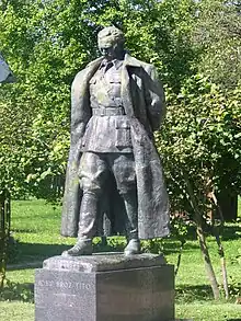 Monumento a Josip Broz Tito en Kumrovec, 1948.