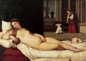 Tiziano, La Venus de Urbino.