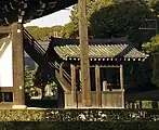 uno de los sanrō del sanmon de Tōfuku-ji (detalle de la foto de arriba)