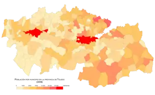 Población por municipio en 2018