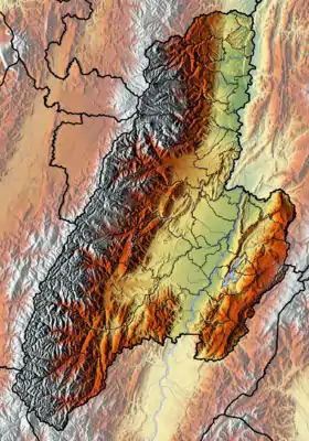 Túnel de la Línea ubicada en Tolima