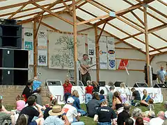 Actividad durante el Festival de los Márires de Tolpuddle en 2004.