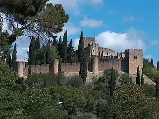 El alambor en el Castillo Tomar, una novedad traída a Portugal desde Tierra Santa por los Caballeros Templarios.