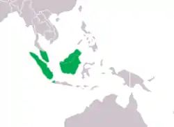 Distribución de T. schlegelii