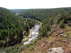 Río Sakmara en el Distrito Zilairsky (Bashkortostán)