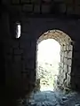 Puerta de entrada a La Torraza de Farlete.