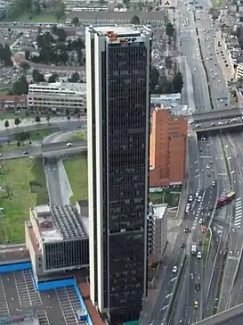 Vista aérea de la torre