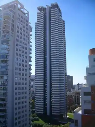 La torre Le Parc en Palermo, Buenos Aires.