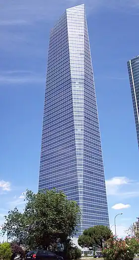 La Torre de Cristal, en Madrid