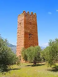 Una de las torres de Santa Catalina