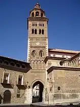 Torre de la catedral de Teruel, arte mudéjar.