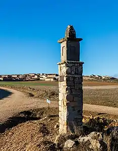 Pairón a la entrada de Torrubia