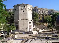 Torre de los Vientos en Atenas.