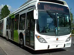 Autobús articulado de Transantiago en Chile