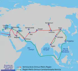 Viajes de Marco Polo.